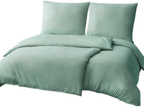 RUIKASI Bettwäsche-Set 4-teilig 135x200 Mikrofaser, 2x Bettbezug 135x200 + 2x Kissenbezug 80x80 cm, OEKO‑TEX, weich & bü