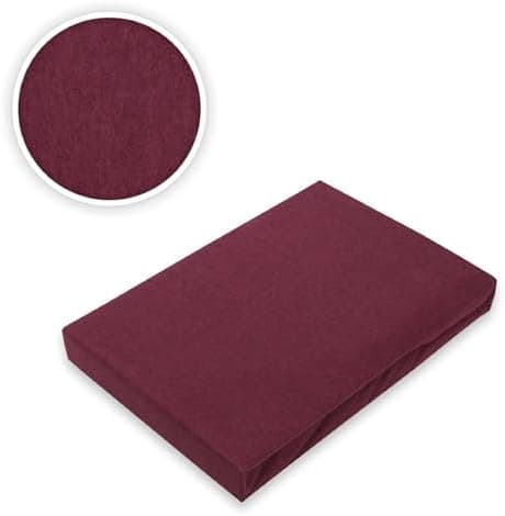 EXKLUSIV HEIMTEXTIL Jersey-Spannbettlaken 90–100 x 200 cm, bis 25 cm Matratzenhöhe – 100% Baumwolle, Öko‑Tex zertifizier