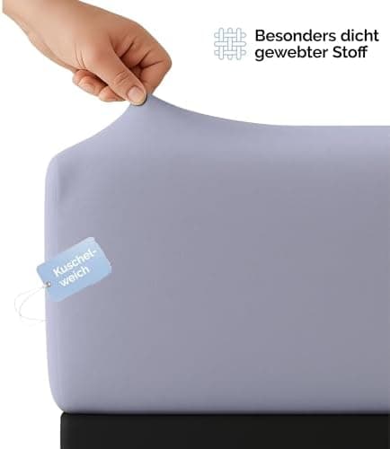 Spannbettlaken 120x200 cm – Jersey 100% Baumwolle – für Matratzen bis 25 cm Höhe