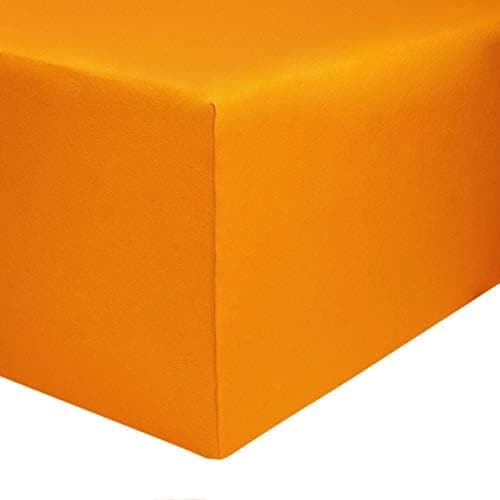 AVANTGARDE Spannbettlaken 180x200–200x220 cm, 40 cm Steg – 100% Jersey-Baumwolle 170 g/m², OEKO-TEX – passend für Boxspr