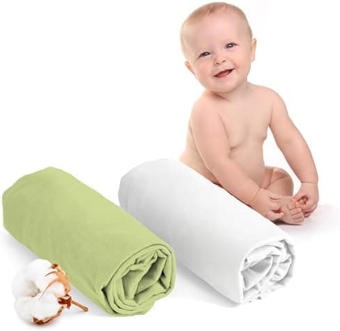 Dreamzie Spannbettlaken 90x190/200 cm – 100% Jersey‑Baumwolle, OEKO‑TEX STANDARD 100