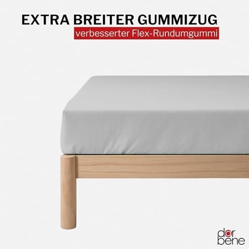 Spannbettlaken 90x200 – Jersey 100% gekämmte Baumwolle, passend für Matratzen bis 30 cm