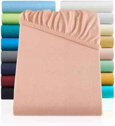 Jersey-Spannbettlaken 100% Baumwolle 180×200–200×200 cm