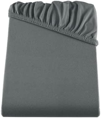 Jersey-Spannbettlaken 100% Baumwolle 180×200–200×200 cm