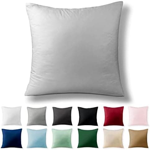 2er-Set Kissenbezüge 40 x 80 cm – Renforcé, 100% Baumwolle, superweich mit Reißverschluss, Babyrosa