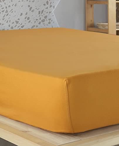 Vency Spannbettlaken 90x200 cm – 100% Baumwolle, für Matratzen bis 35 cm
