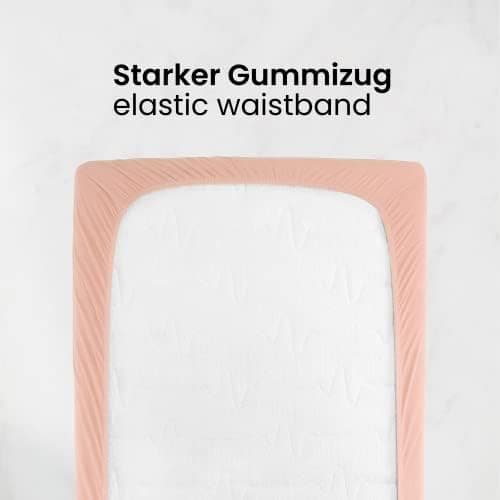 Jersey-Spannbettlaken 100% Baumwolle 180×200–200×200 cm