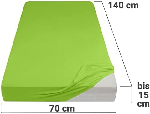 Jersey-Spannbetttuch – 100% Baumwolle, 180–200 x 200 cm