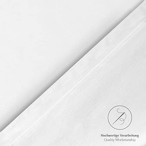 2er-Set Kissenbezüge 40 x 80 cm – Renforcé, 100% Baumwolle, superweich mit Reißverschluss, Babyrosa