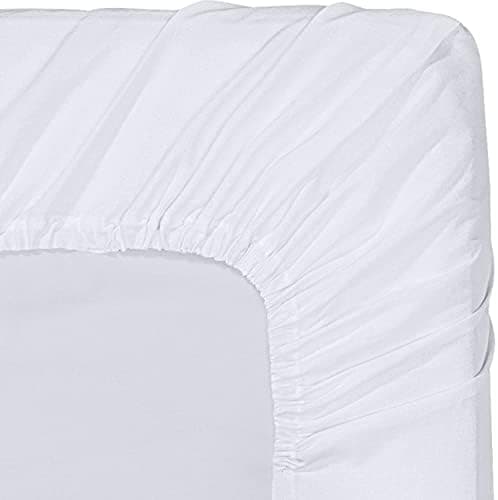Utopia Bedding 2er-Set Spannbettlaken 140 x 200 cm – OEKO-TEX MADE IN GREEN zertifiziert – 35 cm Tiefe Tasche
