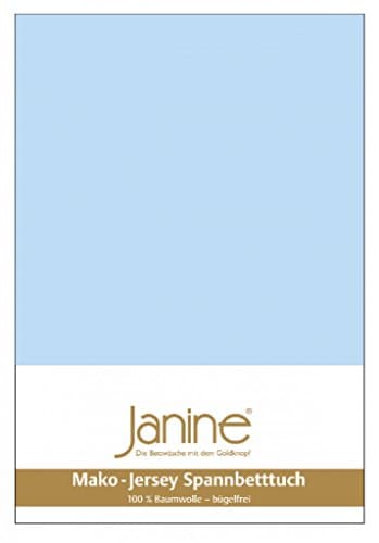 Janine Spannbettlaken Mako-Feinjersey Classic Jersey für Matratzen 180–200 x 200 cm