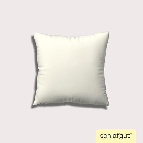 Schlafgut Easy Jersey Kissenbezug 40 x 40 cm – 100% Baumwolle, superweich & atmungsaktiv, Green Mid