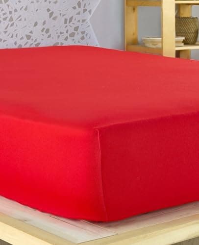 Vency Spannbettlaken 90x200 cm – 100% Baumwolle, für Matratzen bis 35 cm