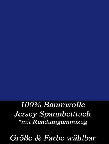 Leonado Vicenti Spannbetttuch – 100% Baumwolle Jersey, ÖKO‑TEX Standard 100 – 180×200–200×200 cm