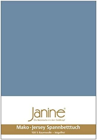 Janine Spannbettlaken Mako-Feinjersey Classic Jersey für Matratzen 180–200 x 200 cm