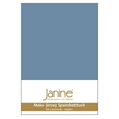 Janine Spannbettlaken Mako-Feinjersey Classic Jersey für Matratzen 180–200 x 200 cm