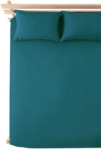Jersey-Spannbettlaken 100% Baumwolle – 180 x 200 cm, Hellgrau