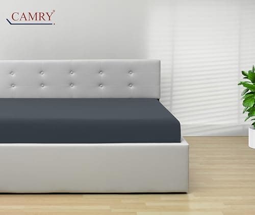 Camry Spannbettlaken 180x200–200x200 cm – Baumwoll‑Jersey Orange