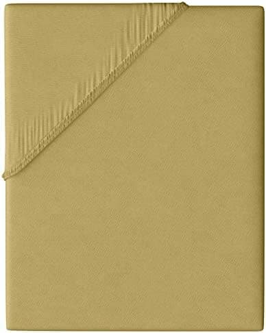 Leonado Vicent Spannbettlaken – 100% Baumwolle Jersey, Größen 180×200 & 200×200 cm, Grau
