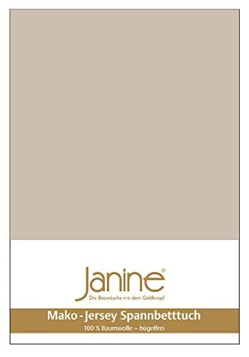 Janine Spannbettlaken Mako-Feinjersey Classic Jersey für Matratzen 180–200 x 200 cm