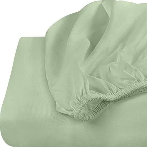 Utopia Bedding 2er-Set Spannbettlaken 140 x 200 cm – OEKO-TEX MADE IN GREEN zertifiziert – 35 cm Tiefe Tasche