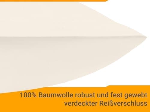 Doppelpack Baumwoll-Kissenbezüge 40 x 15 cm – Navyblau, schlichtes modernes Design