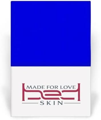 120x200 cm Jersey-Spannbettlaken – 100% Baumwolle, Weiß