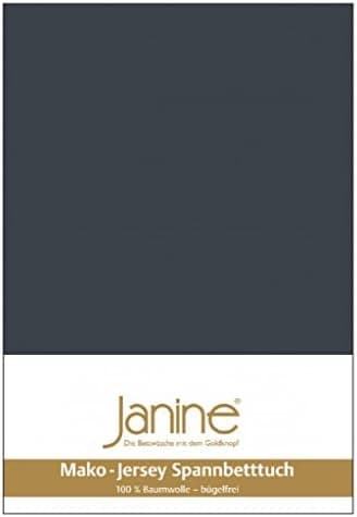 Janine Spannbettlaken Mako-Feinjersey Classic Jersey für Matratzen 180–200 x 200 cm