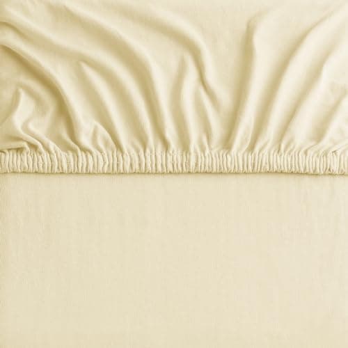 DecoKing Spannbettlaken 180 x 200 & 200 x 200 cm – 100% gekämmte Baumwolle (Jersey)