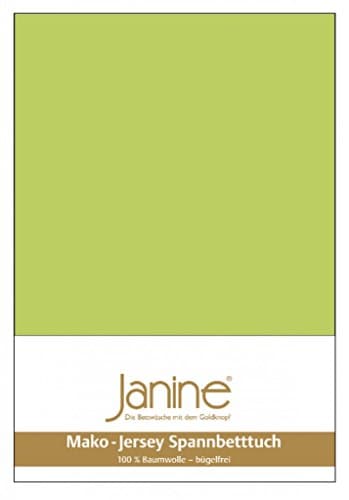 Janine Spannbettlaken Mako-Feinjersey Classic Jersey für Matratzen 180–200 x 200 cm
