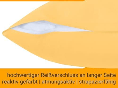 Doppelpack Baumwoll-Kissenbezüge 40 x 15 cm – Navyblau, schlichtes modernes Design