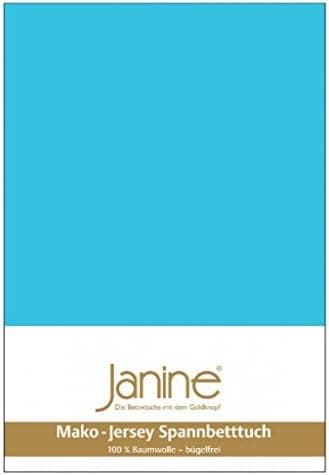 Janine Spannbettlaken Mako-Feinjersey Classic Jersey für Matratzen 180–200 x 200 cm