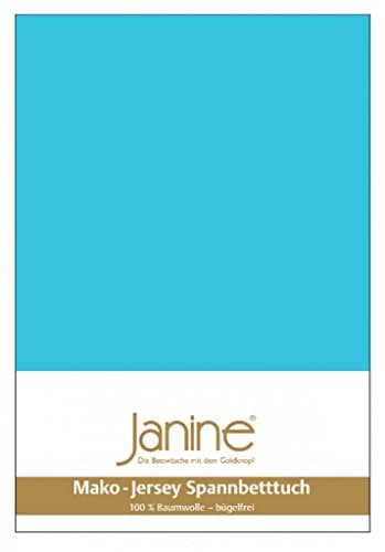 Janine Spannbettlaken Mako-Feinjersey Classic Jersey für Matratzen 180–200 x 200 cm
