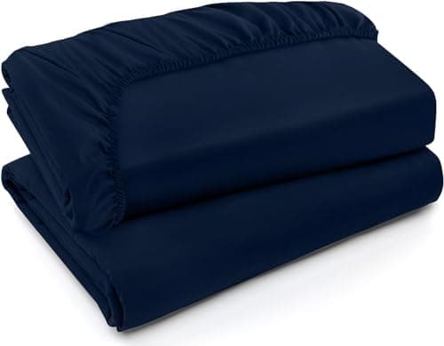 Utopia Bedding 2er-Set Spannbettlaken 140 x 200 cm – OEKO-TEX MADE IN GREEN zertifiziert – 35 cm Tiefe Tasche