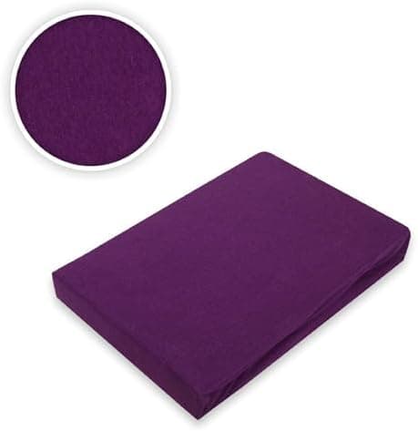 EXKLUSIV HEIMTEXTIL Jersey-Spannbettlaken 90–100 x 200 cm, bis 25 cm Matratzenhöhe – 100% Baumwolle, Öko‑Tex zertifizier