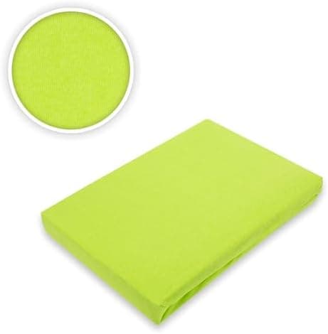 EXKLUSIV HEIMTEXTIL Jersey-Spannbettlaken 90–100 x 200 cm, bis 25 cm Matratzenhöhe – 100% Baumwolle, Öko‑Tex zertifizier