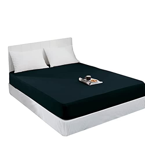 Mixibaby Spannbettlaken Jersey 100% Baumwolle – 180 x 200 cm, Hellgrau