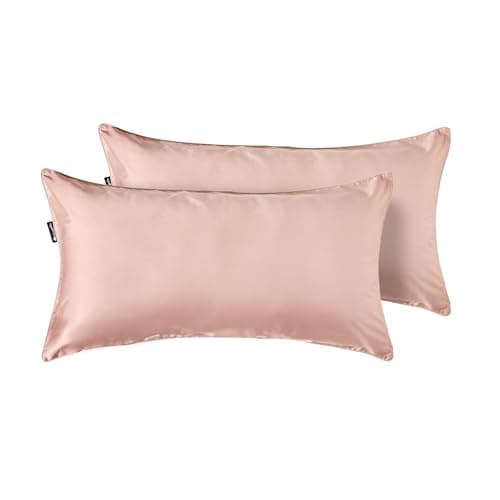 Cloudpillo Kissenbezug 40x80 cm 2er‑Pack – Premium atmungsaktive Baumwolle, ultraweich, mit Reißverschluss, antibakterie