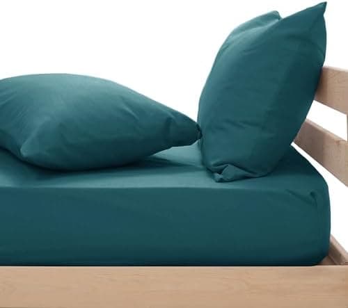 Jersey-Spannbettlaken 100% Baumwolle – 180 x 200 cm, Hellgrau