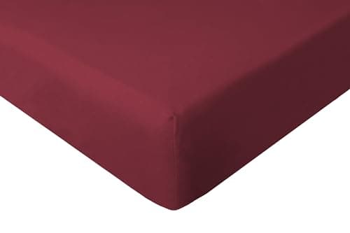 Spannbettuch Jersey mit Elasthan – 97% Baumwolle / 3% Elasthan, elastisches Spannbettlaken Weiß (90–100 × 200–220 cm)