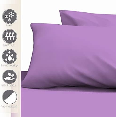 Pizuna Kissenbezüge 2er-Pack 40 x 80 cm Dunkelblau – 100% Langstapel-Baumwolle, 400 Fadenzahl