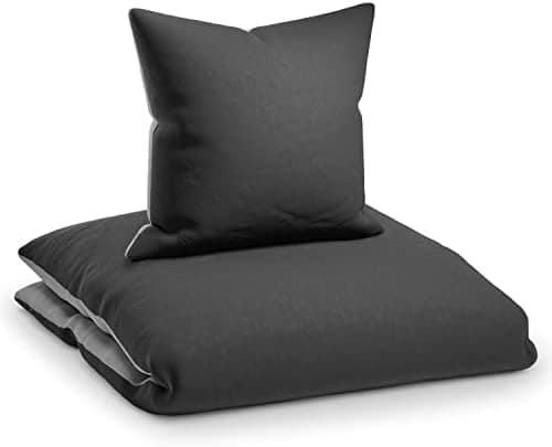 sleepwise Bettwäsche 135x200 Mikrofaser – ÖKO‑TEX zertifiziert, bügelfrei & knitterfrei, 2‑tlg. (inkl. 80x80 cm Kissenbe