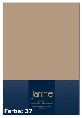 Janine Spannbettlaken Mako-Feinjersey Classic Jersey für Matratzen 180–200 x 200 cm