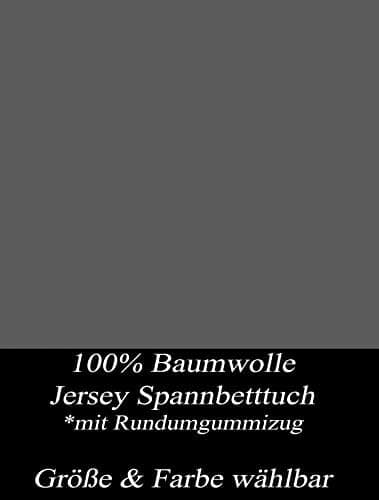 Leonado Vicenti Spannbetttuch – 100% Baumwolle Jersey, ÖKO‑TEX Standard 100 – 180×200–200×200 cm