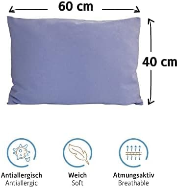 Komfortec Kissenbezüge 2er Set – 100% Baumwolle Premium Jersey (150 g/m²), superweich – OEKO‑TEX STANDARD 100