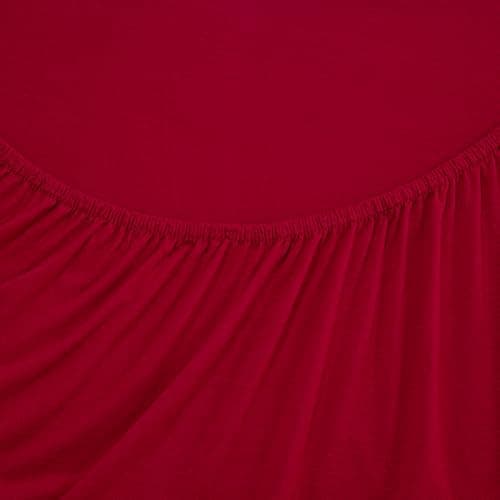 Jersey-Spannbettlaken 100% Baumwolle – 100% gekämmte Baumwolle, 90 x 200 cm (Steghöhe 27 cm)