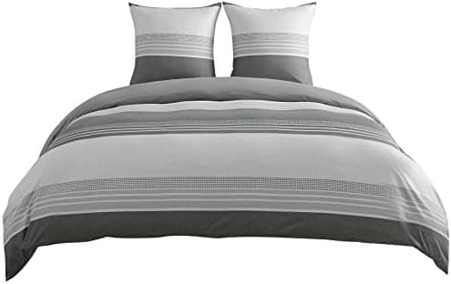 BEDSURE Bettwäsche-Set 135x200 (4-teilig) – Wendebettwäsche OEKO-TEX STANDARD 100 mit Reißverschluss, 2×80x80 Kissenbezü