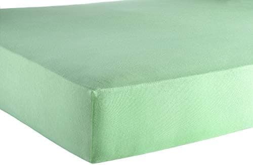 BaSaTex Bio-Jersey Spannbettlaken 120x200 cm – 100% Bio-Baumwolle, GOTS-zertifiziert – Taupe