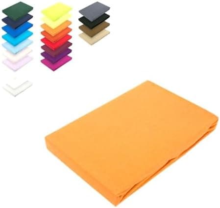EXKLUSIV HEIMTEXTIL Jersey-Spannbettlaken 90–100 x 200 cm, bis 25 cm Matratzenhöhe – 100% Baumwolle, Öko‑Tex zertifizier