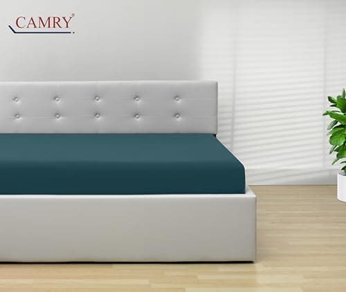 Camry Spannbettlaken 180x200–200x200 cm – Baumwoll‑Jersey Orange